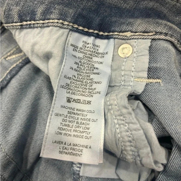 True Religion Originals Women’s Jeans Billie Mid Rise Straight Size 33 NWT - Picture 8 of 16